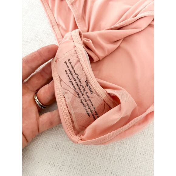 We are HAH x Free People | NWT | Pink Eyes on Top Bodysuit in Rose | Sz L - Picture 6 of 12